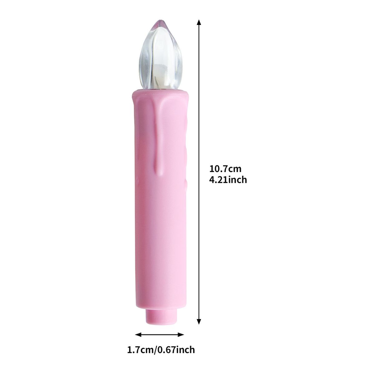 Bougie à LED avec télécommande et minuteur, avec clip, coquillage multicolore, décoration d'ambiance pour sapin de Noël_voghion.com