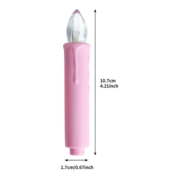 Bougie à LED avec télécommande et minuteur, avec clip, coquillage multicolore, décoration d'ambiance pour sapin de Noël_voghion.com