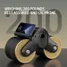Ab Roller Wheel Automatic Rebound Ab Abdominal Exercise Roller Elbow Support Fitness Workout Equipment Ab Exercise for Home Gym_voghion.com