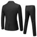 CT Bräutigam Smoking Set Hochzeit Schwarz Formal High-End Herren Dreiteiliger Anzug_voghion.com