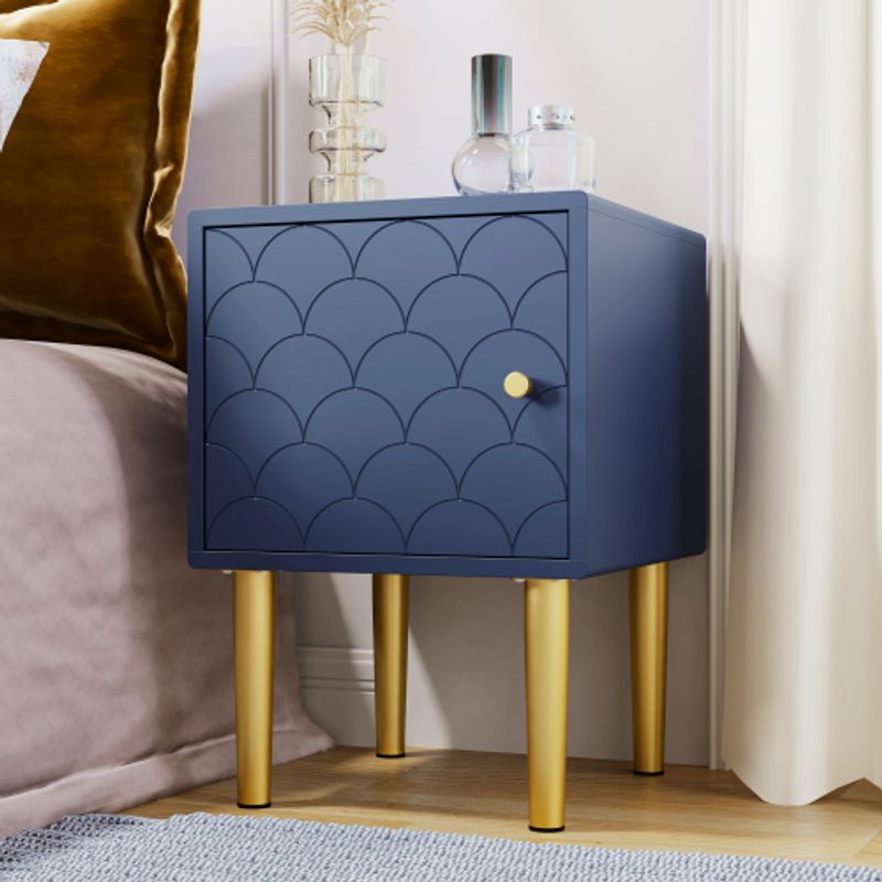 Nachttisch,Nachtschrank Beistelltisch,Marineblau, Sofatisch Passend Zu Jedem Bett & Schlafzimmer - H50/B35/T35 Cm_voghion.com