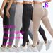 Naadloze yogaleggings in 5 kleuren voor dames - elastische trainingsbroek met hoge taille en AB-garen, sportkleding voor in de sportschool en buiten_voghion.com