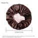 Reversible Satin Sleep Cap - Double-Sided Hair Protection With Fashionable Button Closure For Women_voghion.com