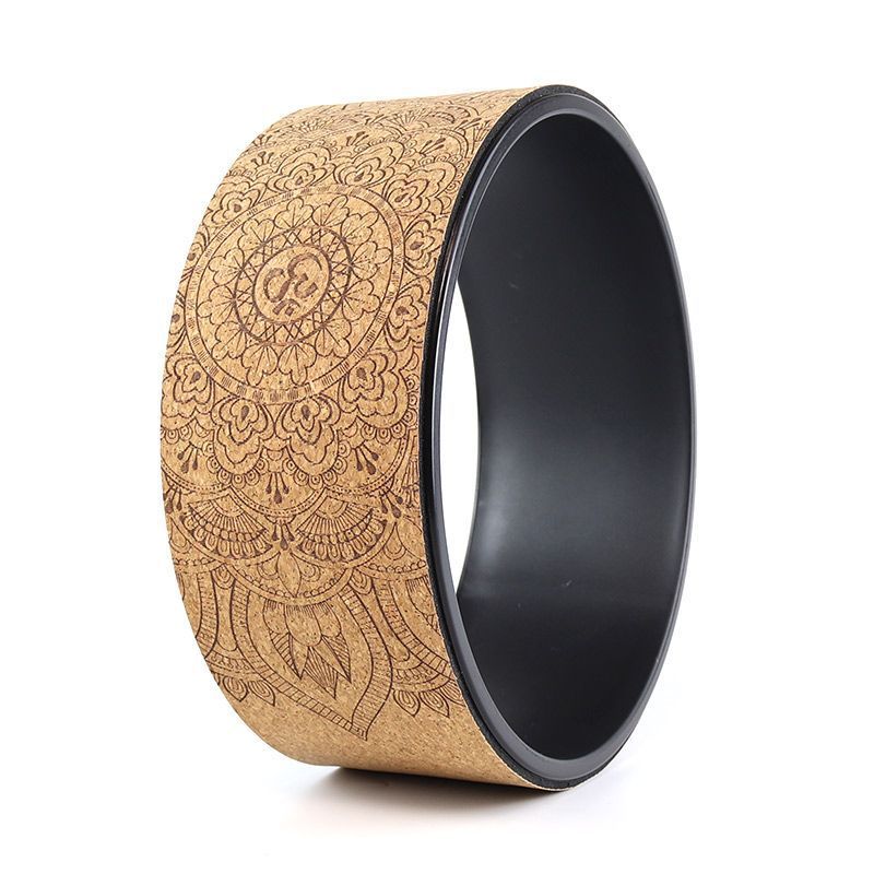 Pilates Non-Slip Back-Opening Wheel Widened Beginner Back Beauty Artifact Yoga Roller Home Use Ring_voghion.com
