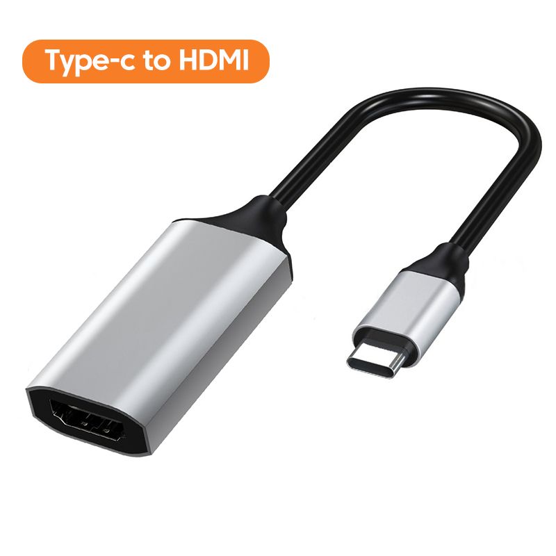 C:hen Hdmi-yhteensopiva sovitinkaapeli USB Type-C - Hdmi TV-näyttösovitin PC-kannettavalle 4K 30Hz USB C-to Hd Type-booklapp_voghion.com