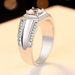 Anello da uomo in argento sterling 925 di lusso con moissanite da 1 carato_voghion.com