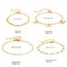 4-Piece Set Of Fashionable Simple Multi-Layer Metal Airplane Chain Hollow Butterfly Inlaid Diamond Anklets For Women_voghion.com