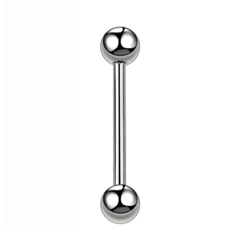 Unisex-Schmuck, modisch, trendig, Titanstahl, langer Stab, Ohrknochen, Nagel, Zungennagel, Piercingschmuck, bunte Farbkombination_voghion.com