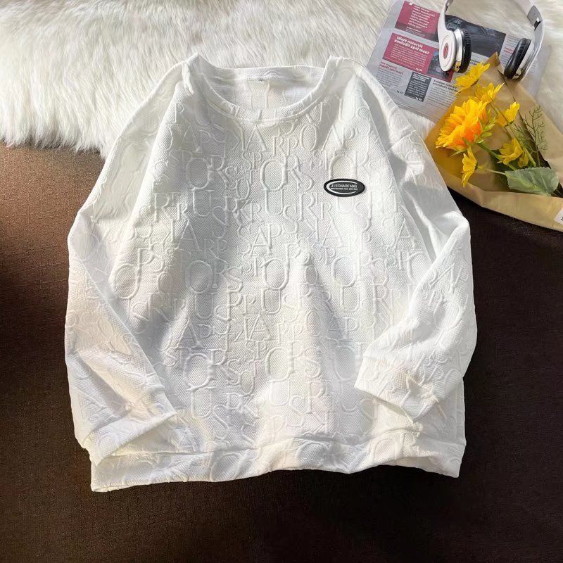 Erkek Giyim Sweatshirt Erkekler İçin İlkbahar ve Sonbahar Trend Marka Üst Düzey Erkek Giyim Niş Tasarım Doku Kore Tarzı Şık Ceket_voghion.com