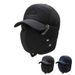Men's Hats Winter Warm Cold-proof Middle-aged And Outdoor Embroidery Ear Protection Lei Feng Elderly Dad Hat_voghion.com