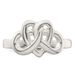 Sterling Silver Fancy Celtic Heart Pattern Woven Ring_voghion.com