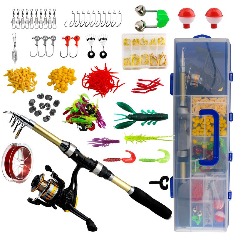 Rod Combo Tackle Bag Gear Set Long Distance Sea Rod Fishing Reel Line Combination Full Set Of Suits_voghion.com