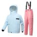 Winter-Schneeanzug-Set für Kinder – Wasserdichte Thermo-Skijacke und -hose für Jungen und Mädchen – Outdoor-Schneesport und Kleidung für kaltes Wetter_voghion.com