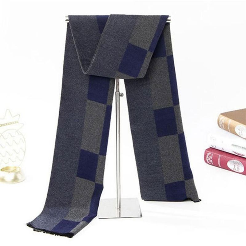 Cachecol de caxemira quente e sem bolinhas, novo cachecol masculino de alta qualidade para o inverno_voghion.com