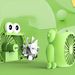 1 Packung Frosch tragbarer batteriebetriebener Handventilator; wiederaufladbarer USB-Akku-Ventilator für Autoradio im Innen- und Außenbereich; Kühlventilator, Mini-Kleintisch_voghion.com