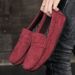 Fashion Lightweight Suede Men Casual Shoes Lazy Shoes Male Breathable Slip-on Mens Driving Shoes Comfortable Loafers Moccasins_voghion.com