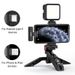 Kit de vlogging MAMEN, trépied pour téléphone avec microphone sans fil 2,4 G pour iPhone, Android, smartphone, tablette_voghion.com