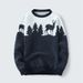 Men's Clothing autumn and winter new men's mohair sweater Christmas style deer round neck pullover warm sweater men_voghion.com