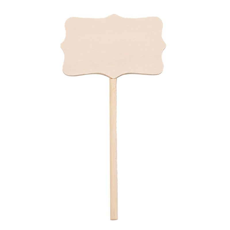 Lever creatieve Chinese stijl micro landschap vlezige bloempot houten decoratieve accessoires verjaardagsfeest houten taartkaart_voghion.com