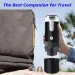 Houselin Portable Espresso Machine Compatible NS Capsules Mini Travel Manual Coffee Machine Perfect For Camping Travel Office_voghion.com