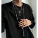 Collana con ciondolo a croce, perline e strati, per uomo, hip-hop, cubano, accessori di alta gamma_voghion.com