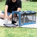 Cat Carrier Large Capacity Two Small Dogs And Cats, Breathable Foldable Handheld Pet Bag For Outdoor Use_voghion.com
