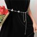 Metal Butterfly Girl Shirt Waist Decoration Dress High-end Accessory Versatile Belt Summer Pants Chain_voghion.com