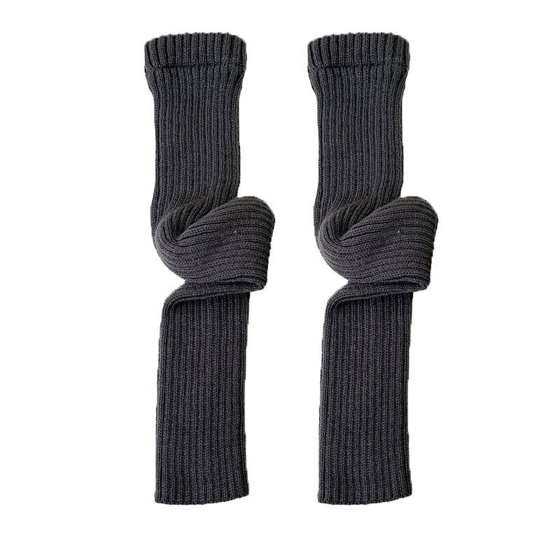 Pilates pile socks over the knee lengthened yoga leggings socks calf fitness socks warm knee pads autumn and winter sports socks_voghion.com