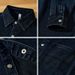 Men’s Heavyweight Denim Shirt Jacket – 100% Cotton Oversized Workwear (M-XXXL)_voghion.com