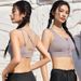 【 3-piece set 】High strength shock-absorbing gathering bra, women's one-piece fixed cup, thin design, beautiful back, front zipper,_voghion.com