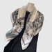 Women's  Silk Decorative Shawl Flower 90 Small Square Colored Ding Printed Scarf_voghion.com