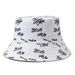 Žhavý výprodej dámských písmen s výšivkou rybářských pánských ležérních oboustranných klobouků proti slunci unisex_voghion.com
