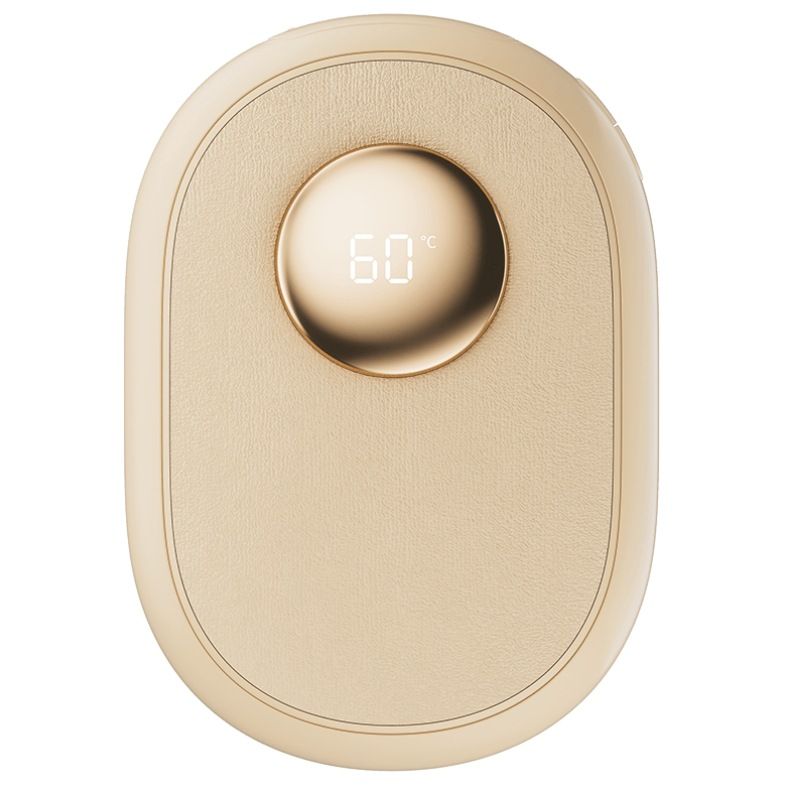 3-in-1 Flannel Hand Warmer – USB Rechargeable Heating Pad With Vibration Massage & 6000mAh Power Bank, Portable For Winter_voghion.com