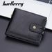 Baellerry New Paragraph Men's Short Wallet Retro Multi-card Buckle Wallet Simple Zipper Coin Purse_voghion.com
