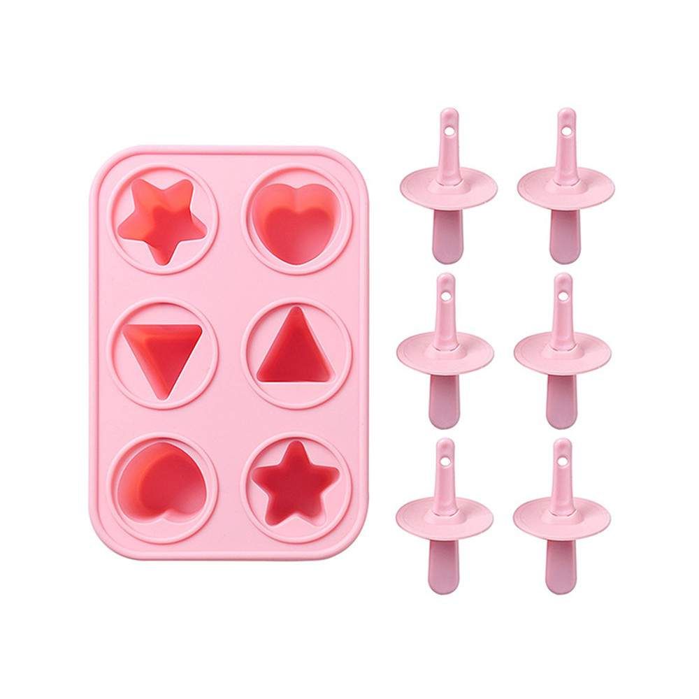 2Pcs Simple Handmade DIY Silicone Ice Cream Mold, Popsicle Mold_voghion.com