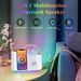 Neuer kabelloser Ladetisch mit Bluetooth-Lautsprecher, farbwechselndem Ambientelicht und Handyhalterung – das perfekte Geburtstagsgeschenk_voghion.com