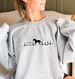 New Heartbeat Horse Heart Fun Print Sweatshirt Pattern Round Neck Fashion Long Sleeve Top_voghion.com