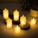 Realistic Flameless LED Christmas Candles - Battery Operated Decorative Lights For Holiday Tabletop, Fireplace & Window Displays_voghion.com