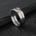 Edelstahl geschnitten geometrische hohle Paar Mode Titan Stahl Ring Armband_voghion.com