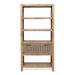 36x15x72" Shelf With Drawer,Natural_voghion.com