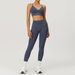 LazyZoom Keine Rückgaben oder Umtausch Nahtloses Yoga-Outfit Hohe Taille Fitness Sport Laufen Abnehmen Set Für Frauen 7655_voghion.com