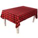 Haube New Christmas Decorations Red and Black Plaid Tablecloth Home Atmosphere Layout Table Mat Dining Table Mat_voghion.com
