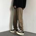 Work Men In Spring And Autumn Fashion, Versatile Casual For Spring, Loose Straight Ins High Street Wide Leg Pants_voghion.com