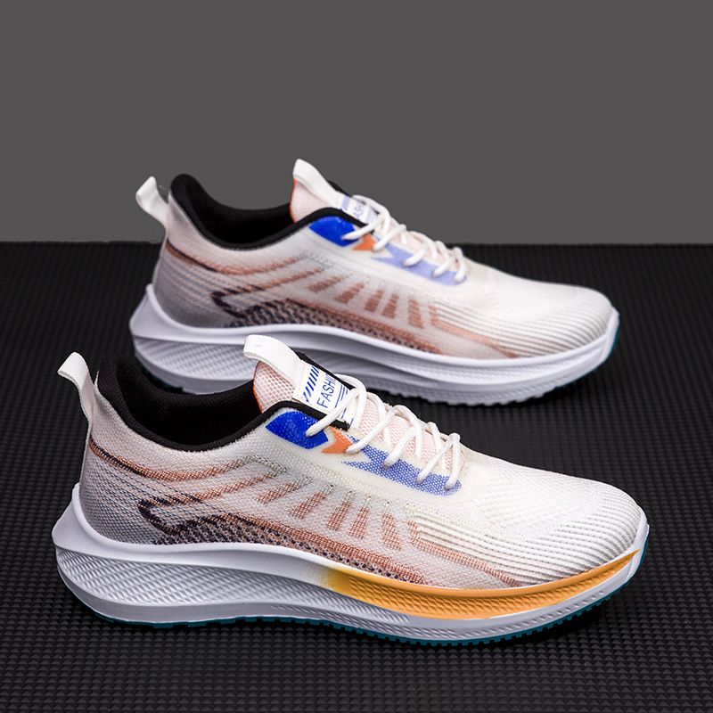 Man Sports Shoes Sneakers Canvas Mesh Breathable Easy To Clean Lightweight Sneakers Footwear_voghion.com