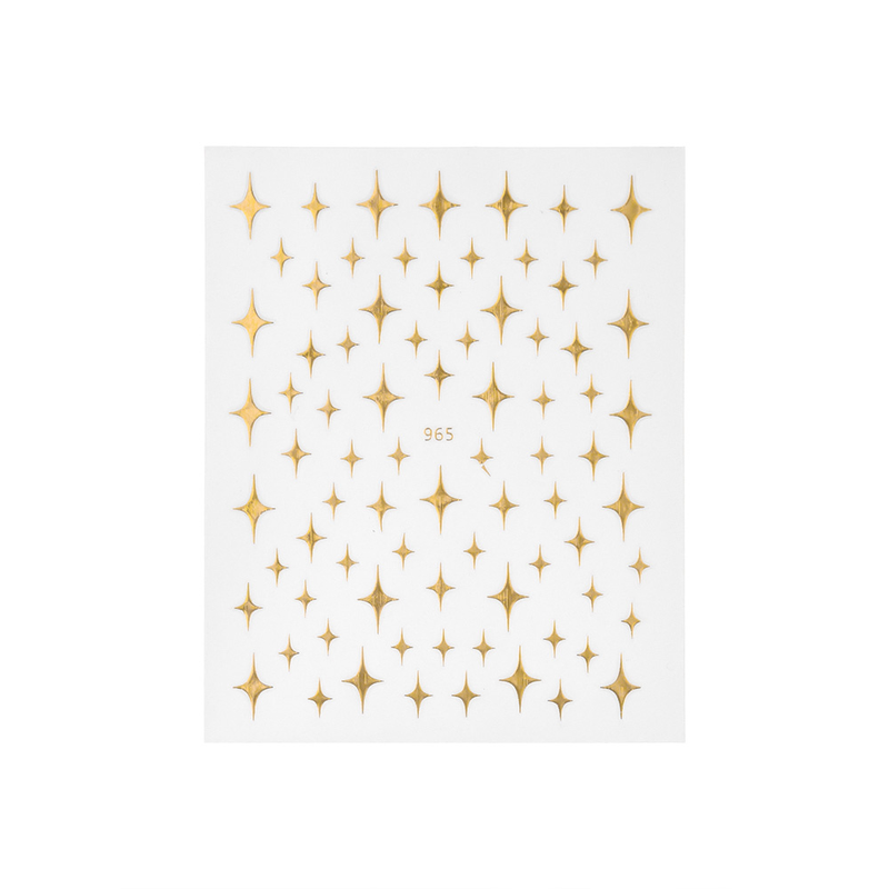 Calcomanías 3D para decoración de uñas, estrella, negro, blanco, brillo láser, Sier, estrella dorada, calcomanías de transferencia para uñas, autoadhesivas deslizadas_voghion.com