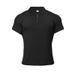 Muskel manliga bror sport pikétröja pikétröjor män sommar kortärmad lapel fitness T-shirt_voghion.com