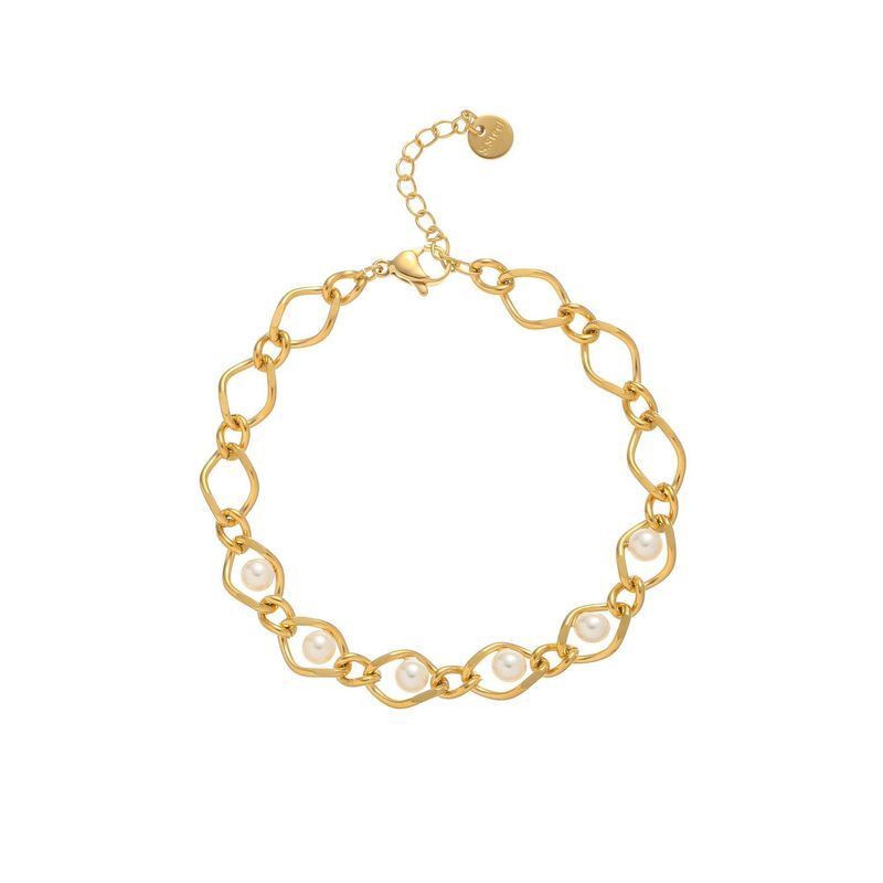 Bijoux pour femmes, collection de bracelets en perles de titane français, perles incrustées, design en acier inoxydable_voghion.com