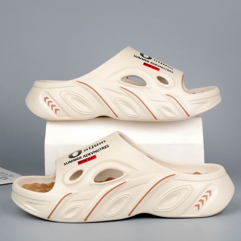 Summer Men's Massage Slippers Indoor Outdoor Sandals Beach Men Casual Shoes Comfortable Slides Flip-flop Men Women Home Slippers_voghion.com