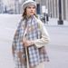 Scarf Women's Atmospheric Progressive Sense Of Small Scarf Fall And Winter Student Clothing Warm Cashmere Korean Version Of The Scarf_voghion.com