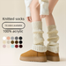 for Women, Slouch Autumn And Winter, Pair With Loafers, JK Leg Warmers, Calf Socks, Slimming Y2K Hot Girl Knitted Socks_voghion.com
